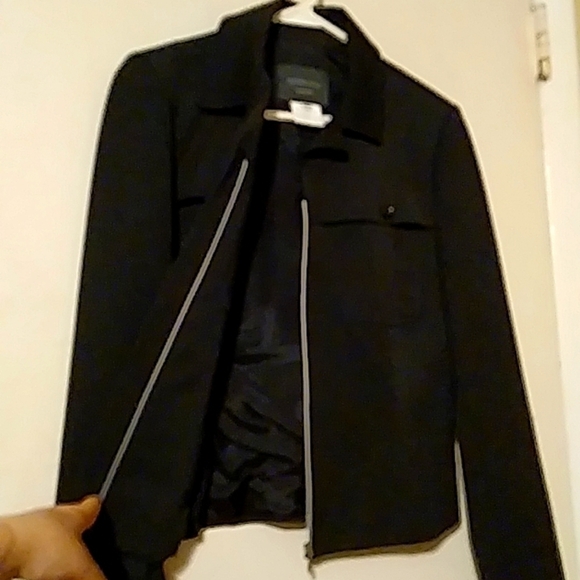Nwot Vertigo Paris Small Black Zip Up Jacket/blazer gorgeous 😍 - Picture 3 of 6
